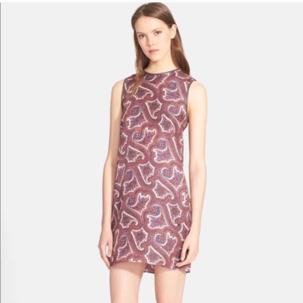 Theory Brindina Veranda Paisley Shift Dress